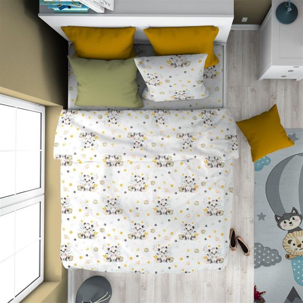 ΠΑΠΛΩΜΑ ΕΜΠΡΙΜΕ kids Lion Cub 531 160X240 Grey Cotton 100%