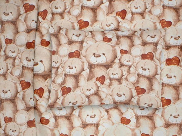 ΜΑΞΙΛΑΡΟΘΗΚΗ ΕΜΠΡΙΜΕ kids Teddy Bear 535 50X70 Beige Cotton 100%