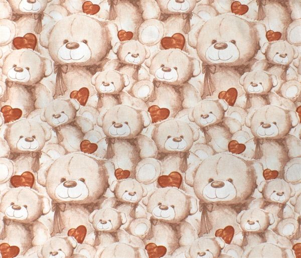 ΣΕΝΤΟΝΑΚΙ ΛΙΚΝΟΥ bebe Teddy Bear 535 80X110 Beige Cotton 100%