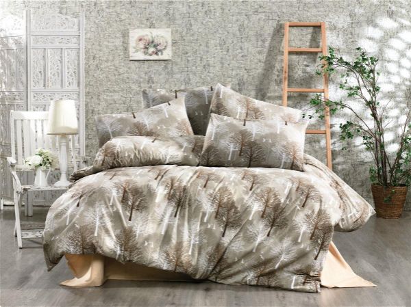 ΣΕΝΤΟΝΙΑ ΕΜΠΡΙΜΕ ΣΕΤ 4 τεμ Forest 311 220X240 Beige 70/30 Cott/Pol