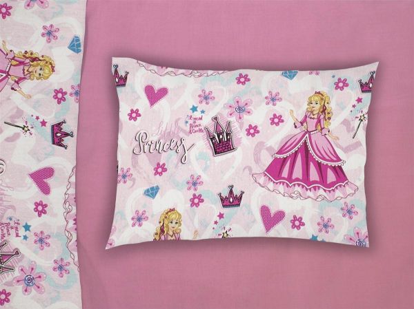 ΜΑΞΙΛΑΡΟΘΗΚΗ ΕΜΠΡΙΜΕ kids Princess 390 50X70 Pink 70/30 Cott/Pol