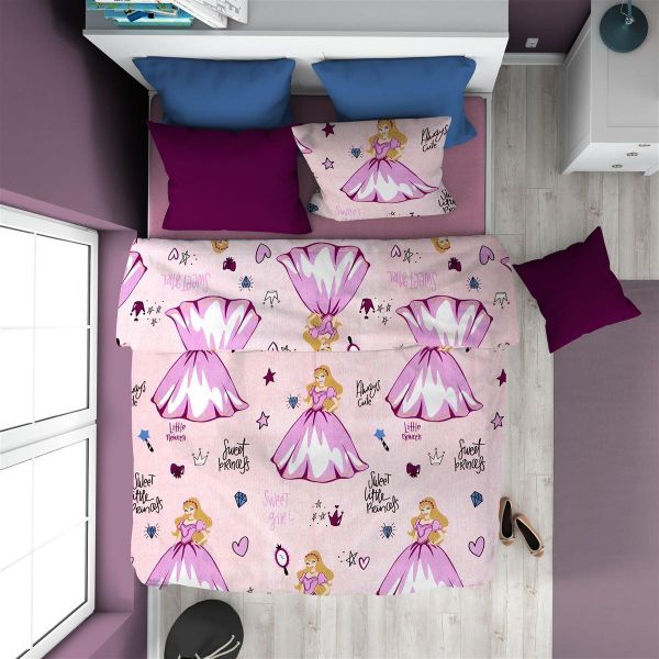 ΠΑΠΛΩΜΑΤΟΘΗΚΗ ΕΜΠΡΙΜΕ kids Princess 391 160X240 Pink Cott/Pol 70/30