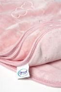 ΚΟΥΒΕΡΤΑ ΒΕΛΟΥΤΕ ΑΝΑΓΛΥΦΗ ΠΟΛΥΤΕΛΕΙΑΣ bebe Sweet Bear 12 110X140 Baby Pink 100% Polyester