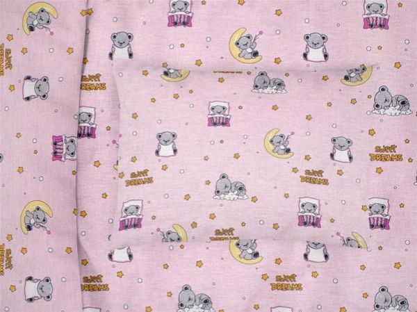 ΜΑΞΙΛΑΡΟΘΗΚΗ ΕΜΠΡΙΜΕ bebe Sweet Dreams 550 35X45 Pink 100% Cotton