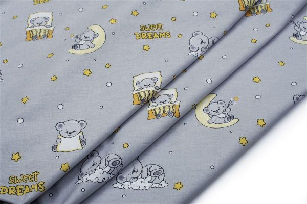 ΠΑΝΑ ΧΑΣΕ bebe Sweet Dreams 552 80X80 Grey 100% Cotton