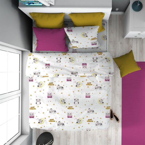 ΠΑΠΛΩΜΑ ΕΜΠΡΙΜΕ kids Sweet Dreams 553 160X240 White-Pink 100% Cotton