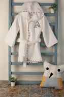 ΜΠΟΥΡΝΟΥΖΙ Με Κέντημα bebe Airplane 157 SIZE:02 Λευκό 100% Cotton