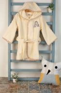 ΜΠΟΥΡΝΟΥΖΙ Με Κέντημα bebe Airplane 158 SIZE:04 Εκρού 100% Cotton