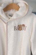 ΜΠΟΥΡΝΟΥΖΙ Με Κέντημα bebe Baby Bear 163 SIZE:02 Λευκό 100% Cotton