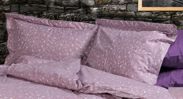 ΜΑΞΙΛΑΡΟΘΗΚΗ ΕΜΠΡΙΜΕ Μυρτώ 349 50X70 Lilac 100% Cotton Flannel