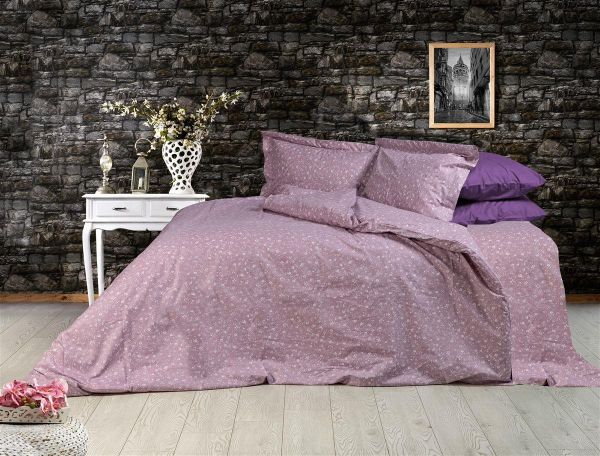 ΠΑΠΛΩΜΑΤΟΘΗΚΗ ΕΜΠΡΙΜΕ Μυρτώ 349 220X240 Lilac 100% Cotton Flannel