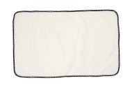 Σελτεδάκι Αδιάβροχο bebe 132 Πουά 50X80 Λευκό/Μαύρο Cotton 100%