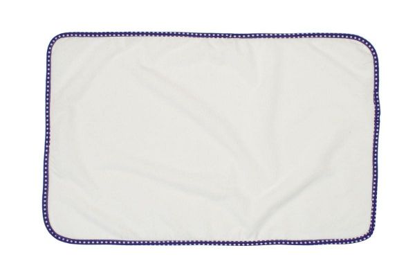 Σελτεδάκι Αδιάβροχο bebe 133 Πουά 50X80 Λευκό/Μωβ Cotton 100%