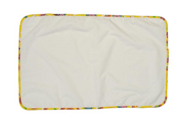 Σελτεδάκι Αδιάβροχο bebe 143 50X80 Λευκό/Κίτρινο Cotton 100%