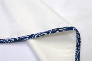 Σελτεδάκι Αδιάβροχο bebe 152 Λαχούρ 50X80 Λευκό/Μπλε Cotton 100%