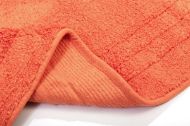 Πατάκι Μπάνιου Σετ 3 τεμ ZUCCHI 1τεμ 55X90, 2 τεμ 45X50 Orange 100% Cotton