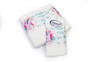 Πετσέτα Σετ 2 τεμ Με Ψηφιακή Εκτύπωση bebe Magic Unicorn 316 30X50,70X140 White 100% Cotton