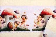 Πετσέτα Σετ 2 τεμ Με Ψηφιακή Εκτύπωση bebe Fairies 332 30X50,70X140 Ecru 100% Cotton