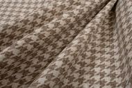 Τραπεζομάντηλο Αλέκιαστο Houndstooth 473 180X300 Beige 70/30 Cott/Pol