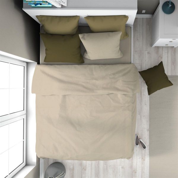 Πάπλωμα Solid 502 160X240 Beige 100% Cotton