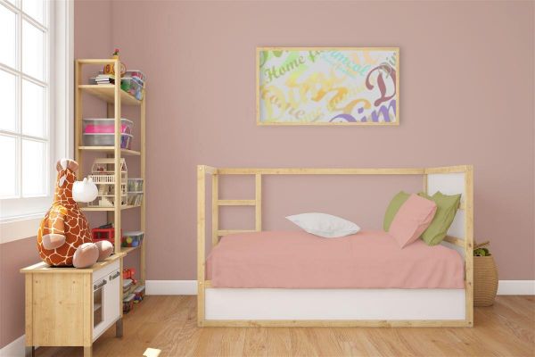 Κατωσέντονο με Λάστιχο bebe Solid 503 0,70X1,40X0,15 Dusty Rose 100% Cotton