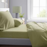Σεντόνια Σετ 4 τεμ Solid 504 220X240 Olive 100% Cotton