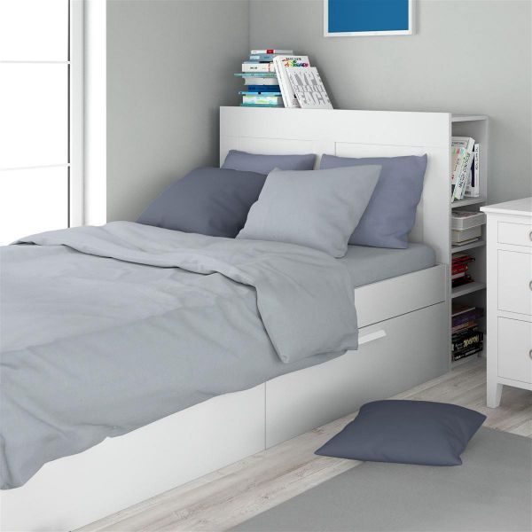 Σεντόνι 1 τεμ Solid 505 160X240 Light Blue-Grey 100% Cotton