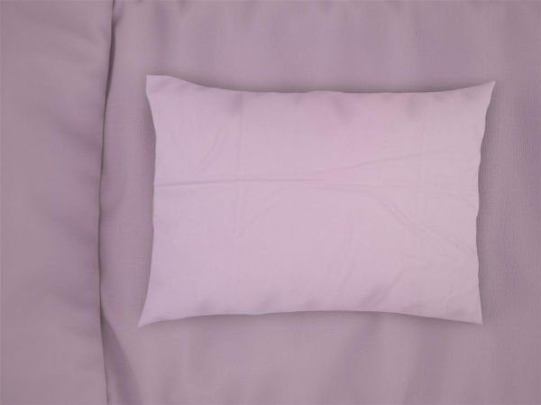 Μαξιλαροθήκη bebe Solid 506 35X45 Light Purple 100% Cotton