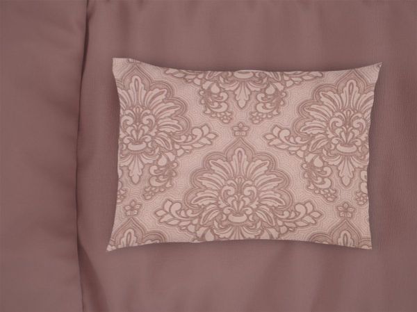 Μαξιλαροθήκη Εμπριμέ Άρτεμις 703 50X70 Dusty Rose 100% Cotton