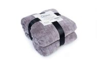 Κουβέρτα Coral Fleece Jacquard Brick 06 220X240 Grey 100% Polyester