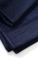 Πετσέτα Πενιέ 500 gr/m² Σετ 3 τεμ 40X60,50X100,80X150 Navy Blue 100% Cotton