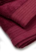 Πετσέτα Πενιέ 500 gr/m² 80X150 Bordeaux 100% Cotton
