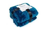 Κουβέρτα Coral Fleece Solid 03 220X240 Petrol 100% Polyester