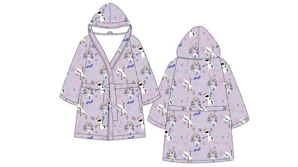 Μπουρνούζι Disney Home Frozen Lilac 100% Microfiber Lila 4 6 8 10