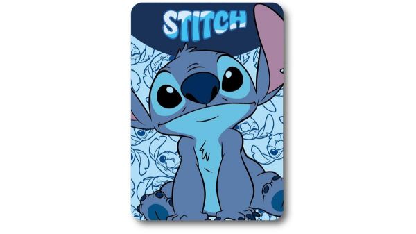 Κουβέρτα Fleece Disney Home Stitch 70 100X140 Sky Blue 100% Polyester