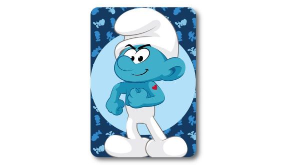 Κουβέρτα Fleece Peyo Smurfs 11 100X140 Blue 100% Polyester