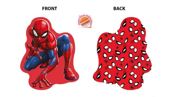 Mini Μαξιλάρι 3D AOP Marvel Spider-Man 93 20 cm Red 100% Velboa
