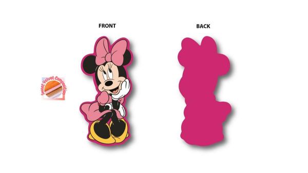 Mini Μαξιλάρι 3D Disney Home Minnie 54 15 cm Fuchsia 100% Velboa