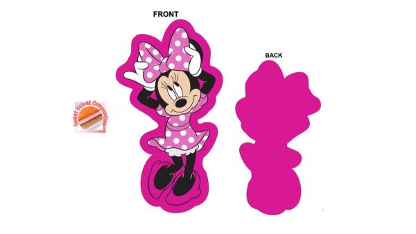 Μαξιλάρι 3D Disney Home Minnie 27A 35 cm Fuchsia 100% Velboa