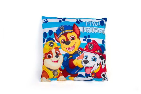 Βελούδινο Μαξιλάρι Nickelodeon Paw Patrol 46 38X38 Blue 100% Velboa