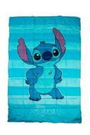 Κουβερτοπάπλωμα Flannel-Sherpa Disney Home Lilo & Stitch 14 160X250 Sky Blue 100% Polyester