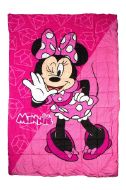 Κουβερτοπάπλωμα Flannel-Sherpa Disney Home Minnie 15 160X250 Fuchsia-Pink 100% Polyester