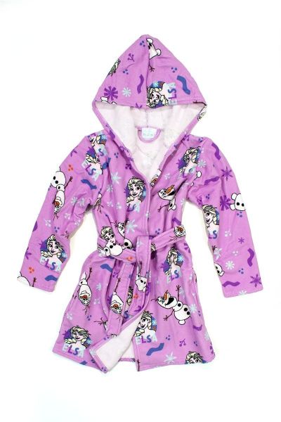 Μπουρνούζι Disney Home Frozen Lilac 100% Microfiber