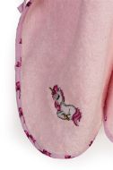 Κάπα Με Κέντημα bebe Unicorn 187 75X85 Pink 100% Cotton
