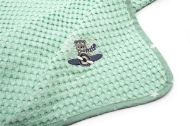 Κουβέρτα Πικέ Με Κέντημα bebe Aviator 186 80X110 Mint 100% Cotton