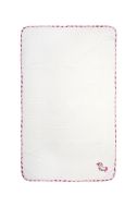 Κουβέρτα Πικέ Με Κέντημα bebe Unicorn 188 100X160 White-Pink 100% Cotton