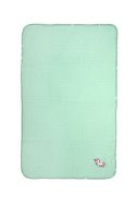 Κουβέρτα Πικέ Με Κέντημα bebe Unicorn 190 80X110 Mint 100% Cotton