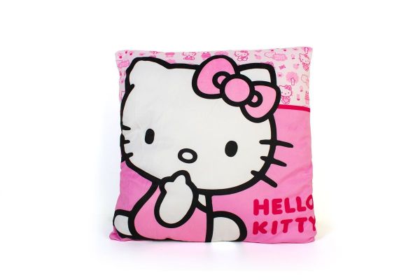 Βελούδινο Μαξιλάρι Sanrio Hello Kitty 304 38X38 Pink 100% Velboa