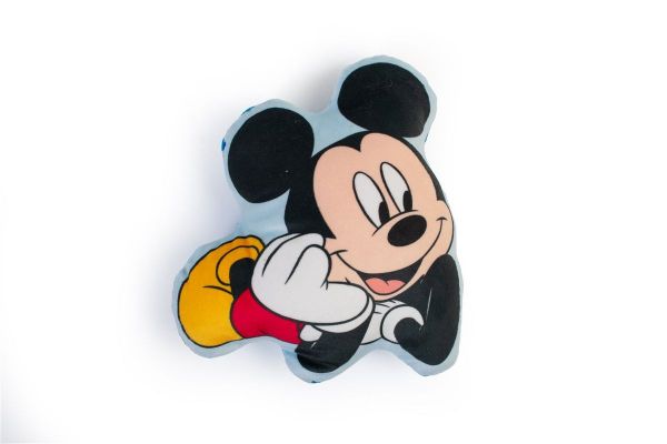 Mini Μαξιλάρι 3D AOP Disney Home Mickey 694 20 cm Sky Blue 100% Velboa