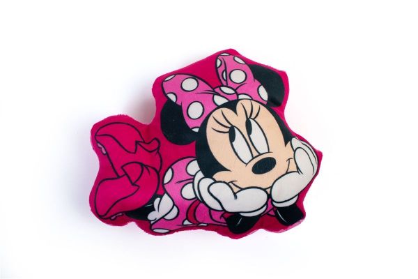 Mini Μαξιλάρι 3D AOP Disney Home Minnie 692 20 cm Fuchsia 100% Velboa